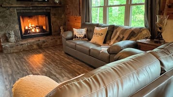 TV connectée, cheminée