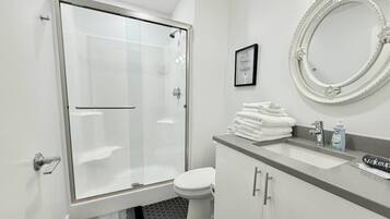 Hair dryer, towels