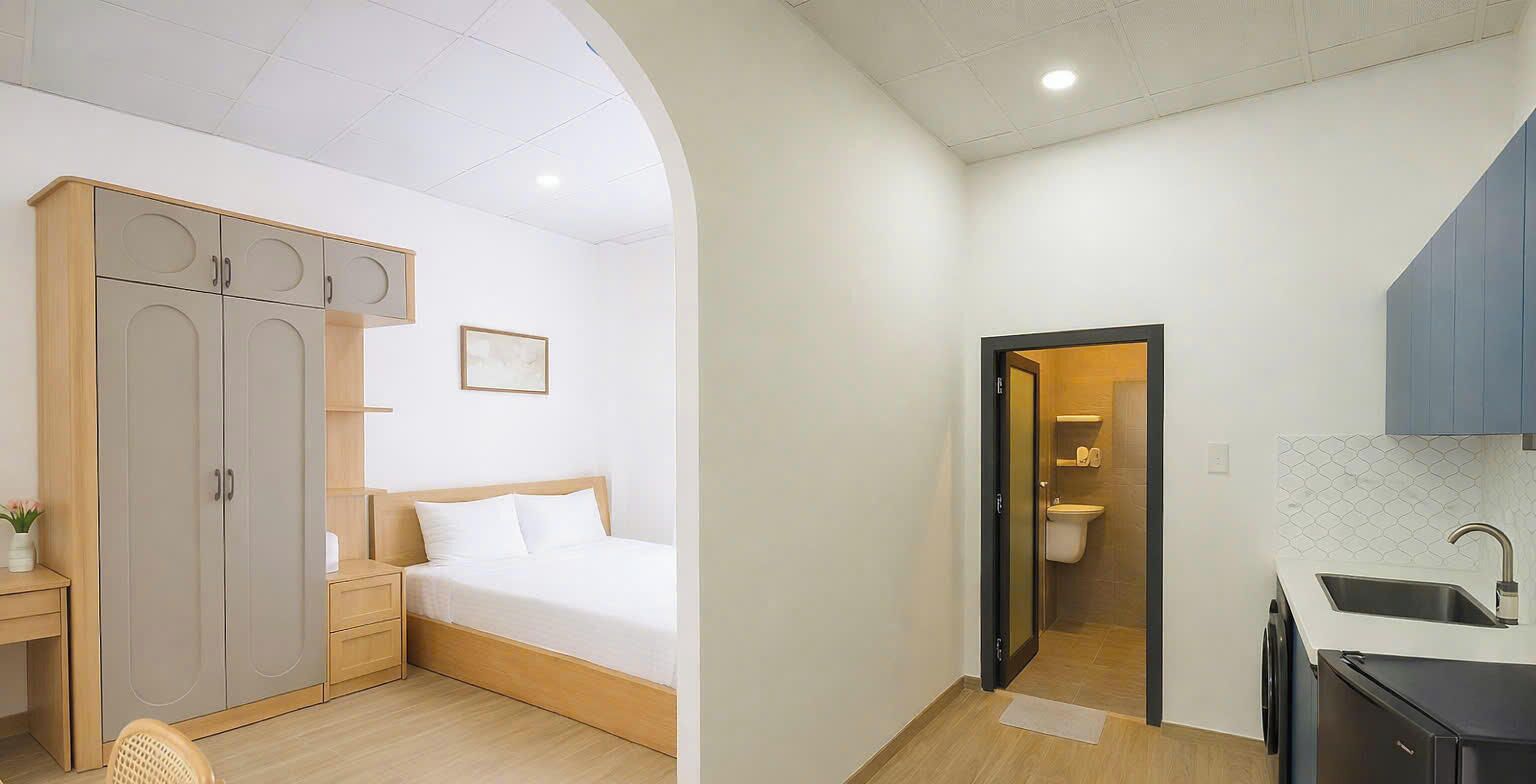 Deluxe-lejlighed | Individuel indretning, skrivebord, arbejdsområde til bærbare computere