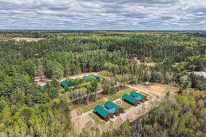 Exterior - Modern dog-friendly cabin with hot tub, gas fireplace, patio, grill, & washer/dr (Conover)