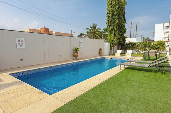 Alberca al aire libre 