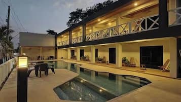 Overnatningsstedets facade