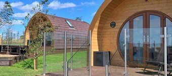 Glamping Pod in Yorkshire Wolds Countryside