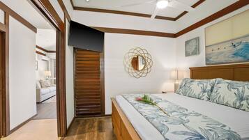 1 bedroom, iron/ironing board, travel crib, WiFi