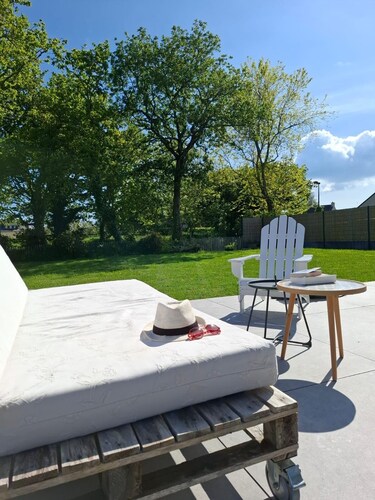 400 metres from the beach, house with garden ideal for families/ housework INCLUDED