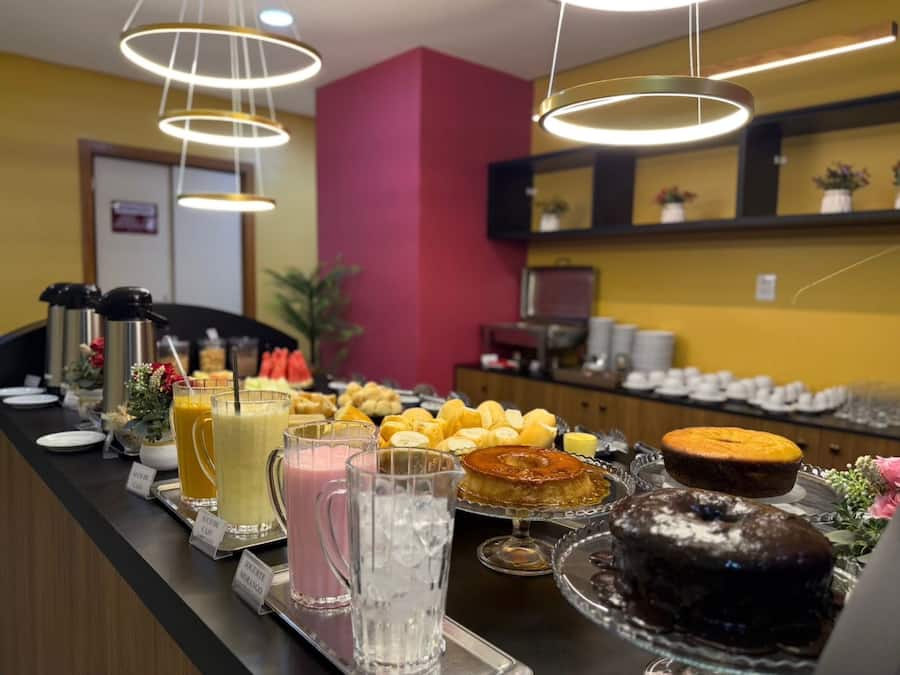 Free daily buffet breakfast