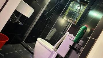 Serviettes fournies, papier toilette