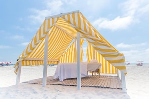 On the beach