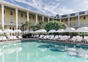 A heated pool - Premier King Guestroom: Elegant Adults-Only Getaway with Continental Breakfast (Cape May)