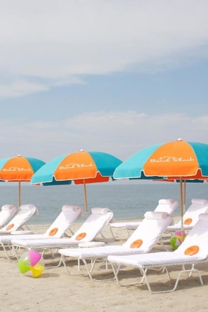 Aan het strand