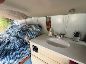 2 bedrooms, bed sheets