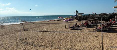 Accommodatie ligt op het strand