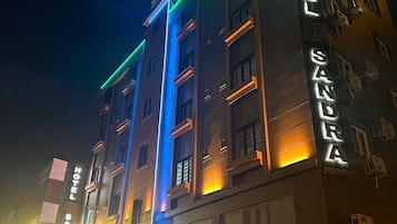 Façade de l’hébergement