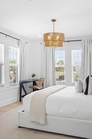 4 dormitorios, tabla de planchar con plancha, wifi y ropa de cama