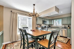 Dining - Quail 3 | Fireplace, Restaurant, Pool, Spa (Blowing Rock)