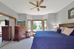 2 bedrooms, desk, iron/ironing board, travel cot - Walnut 1 | Fireplace, Restaurant, Pool, Spa (Blowing Rock)