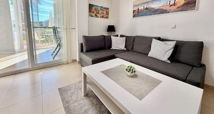 Charming 2-bedroom resort with AC, WiFi in nice Sucina