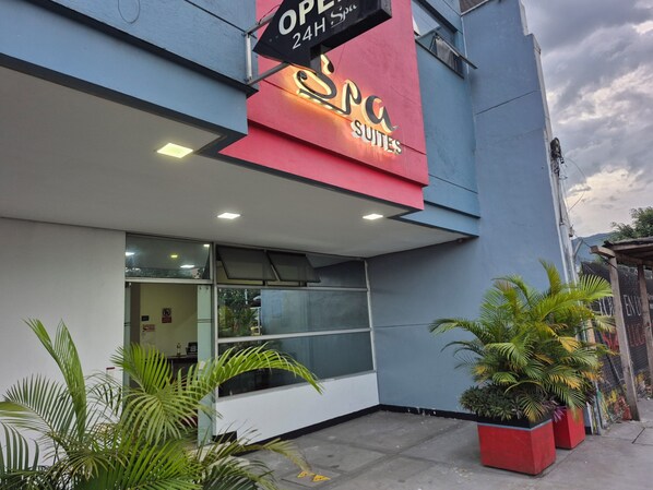 Façade de l’hébergement