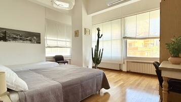 1 soveværelse, sengetøj