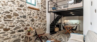 The Naxos Loft with view of the Castle