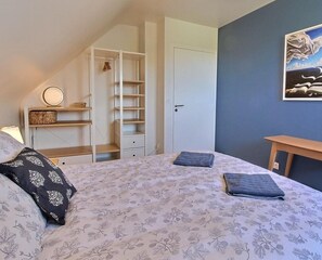 2 habitaciones, tabla de planchar con plancha y wifi gratis