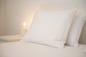 Apartment, Sea View | 1 bedroom, desk, laptop workspace, iron/ironing board