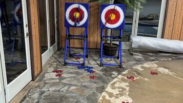 Indoor pool, a heated pool