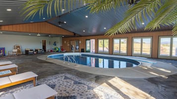 Indoor pool, a heated pool