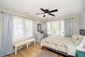 2 soverom, skrivebord, wi-fi (inkludert) og sengetøy