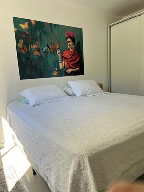 1 間睡房、熨斗/熨衫板、Wi-Fi、床單