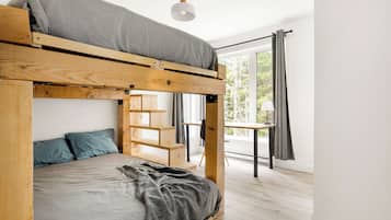 3 habitaciones, escritorio, cuna de viaje y wifi gratis