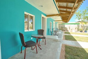 Outdoor dining - The Patio #5 Bed and Breakfast with Pool (Punta Cana)