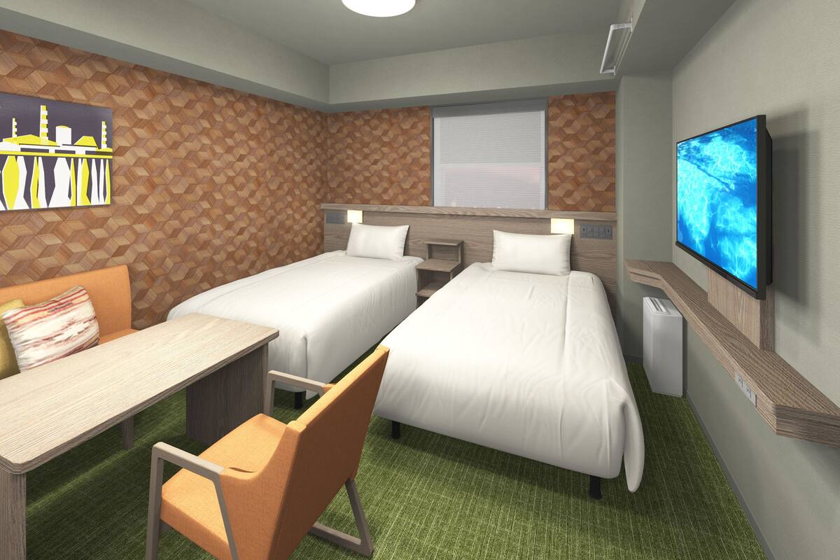 Chambre Standard avec lits jumeaux, non-fumeurs (washing machine,microwave) | 1 chambre, bureau, Wi-Fi gratuit, draps fournis