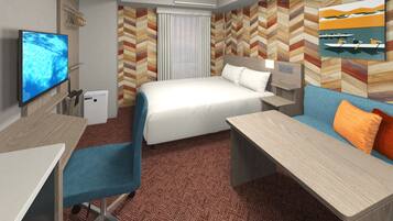 Deluxe Double Room, Non Smoking (washing machine,microwave) | 1 bedroom, desk, free WiFi, bed sheets