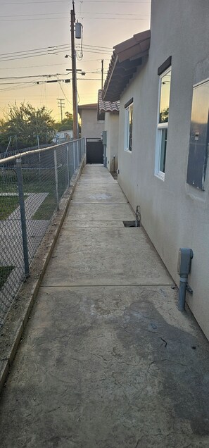 Enceinte de l’hébergement