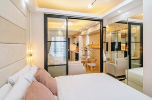 1 bedroom, iron/ironing board, free WiFi, bed sheets