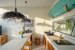 Deluxe Villa, 1 Bedroom, Patio, Pool View | Private kitchen
