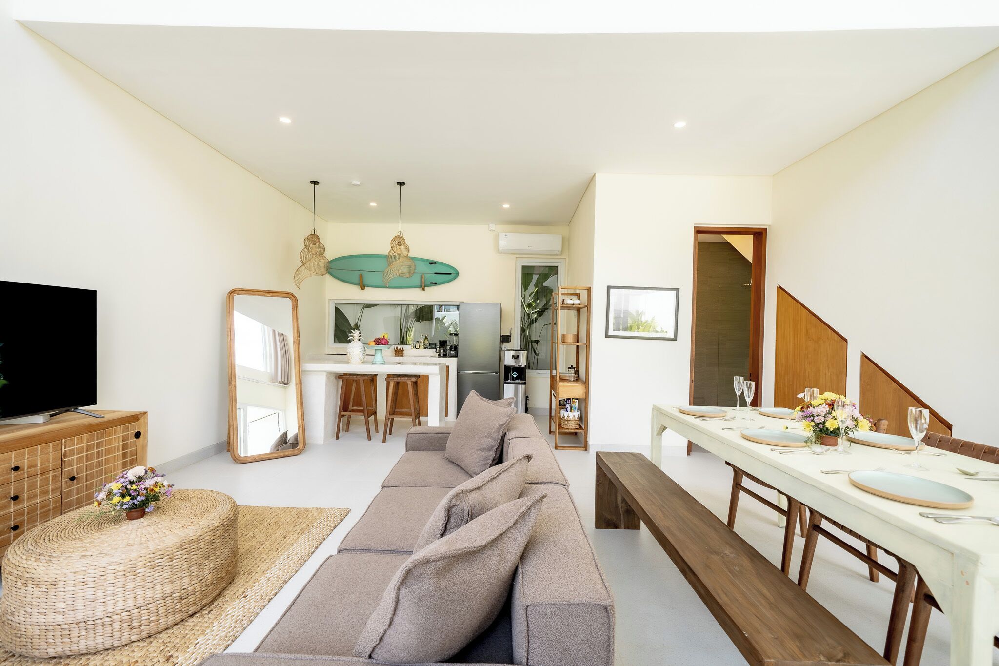 Villa Deluxe, 1 chambre, patio, vue piscine | Salle de séjour