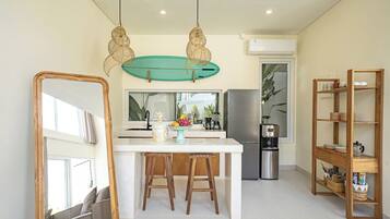 Villa Deluxe, 1 chambre, patio, vue piscine | Cuisine privée