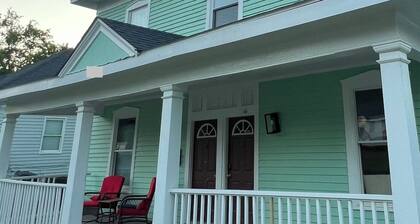 Centrally located + King Bd + 2 full ba + 75" TV + private parking.