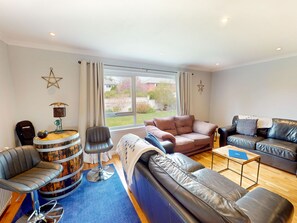 Télévision, cheminée