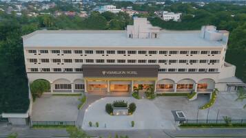 Majoituspaikan julkisivu