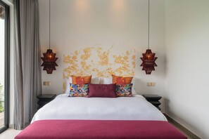 Deluxe Villa, 4 Bedrooms, Private Pool, Pool View | 4 bedrooms, premium bedding, in-room safe, iron/ironing board - Rocca Bella Villa 1 by Alfred in Bali (Canggu)