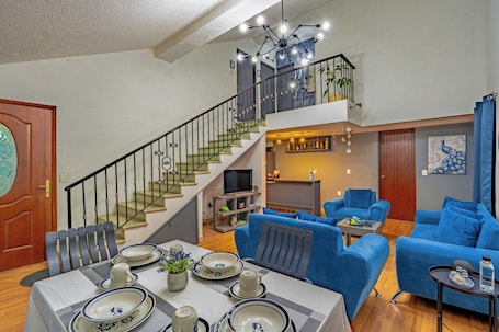 Exclusive Apartment, 4 Bedrooms, Patio, Corner | Living area. San Jeronimo Casa Oaxaca