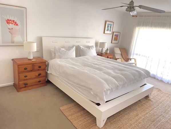 3 bedrooms, iron/ironing board, travel cot, WiFi