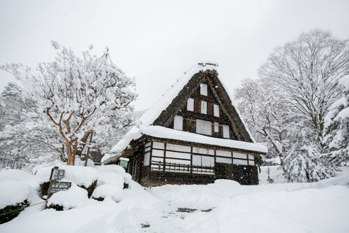 Newly opened Old house along Miyagawa River in the old townscape with balcony / Takayama Gifu
