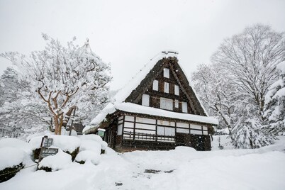 Newly opened Old house along Miyagawa River in the old townscape with balcony / Takayama Gifu