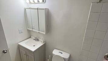 Towels, soap, toilet paper