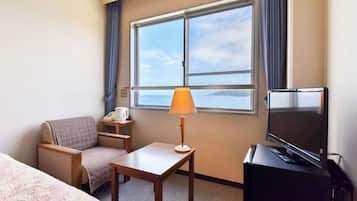 单人房, 无烟房, 海洋景观 (Main Building) | 免费 WiFi、床单