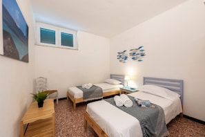 Standard Apartment, Multiple Bedrooms (Charming Flat In Vernazza) | 2 bedrooms, iron/ironing board, free WiFi, bed sheets